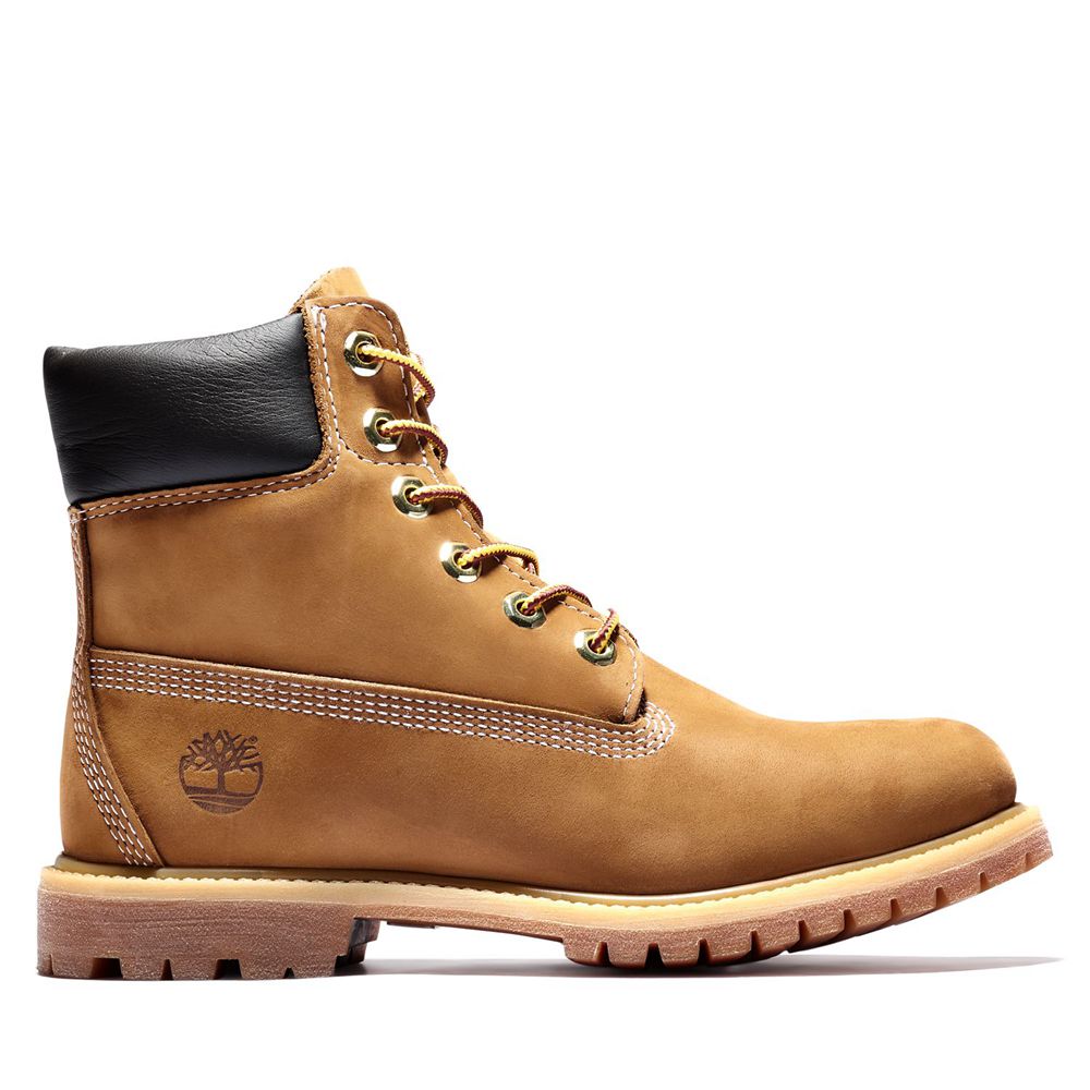 Botas 6-Inch Timberland Argentina Mujer - 6-Inch Premium Waterproof - Marrones - ENKMXD-074